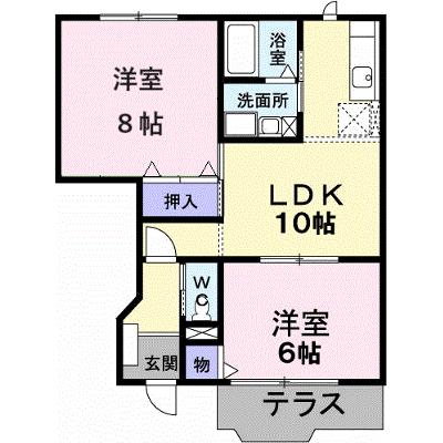 サンフラワ－２４ 102【管理NO：1-007463701-01020】 ★家具家電は申し込み後に搬入しますの物件画像