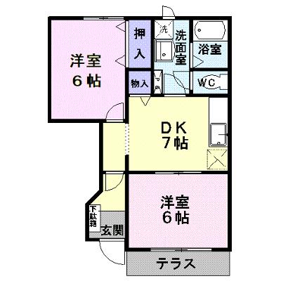 チェリーブラッサムⅡ 102【管理NO：1-007199902-01020】 ★家具家電は申し込み後に搬入しますの物件画像