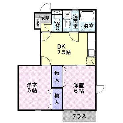 アマービリス　Ⅱ 101【管理NO：1-010512501-01010】 ★家具家電は申し込み後に搬入しますの物件画像