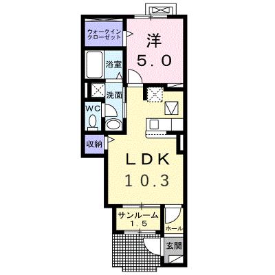 Ｔ´ｓハウスⅢ 103【管理NO：1-027904101-01030】 ★家具家電は申し込み後に搬入します★ ★2026年09月上旬入居可能★の物件画像
