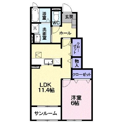 ウッド☆ベル 102【管理NO：1-014308301-01020】 ★家具家電は申し込み後に搬入します 2026年08月上旬入居可能の物件画像
