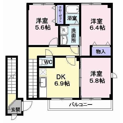 プリムローズ・２１ 205【管理NO：1-010810501-02040】 ★家具家電は申し込み後に搬入します★ ★2026年08月下旬入居可能★の物件画像
