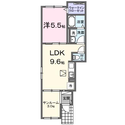 モダン・プリムローズ 101【管理NO：1-027181601-01010】 ★家具家電は申し込み後に搬入します★の物件画像
