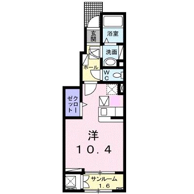 クレストⅠ 103【管理NO：1-025656301-01030】 ★家具家電は申し込み後に搬入します★ ★2026年08月中旬入居可能★の物件画像