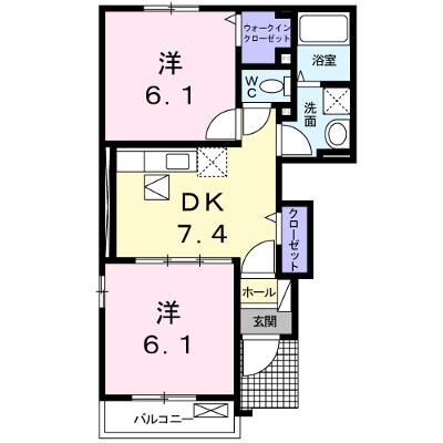 クリスタルコート　Ｃ 101【管理NO：1-016056501-01010】 ★家具家電は申し込み後に搬入しますの物件画像