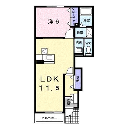 サニーヒル 102【管理NO：1-013466401-01020】 2026年07月下旬入居可能の物件画像