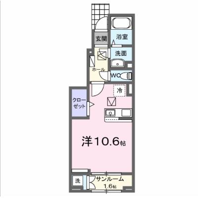 ホーリーガーデンⅢ 103【管理NO：1-028478301-01030】 ★家具家電は申し込み後に搬入します★の物件画像