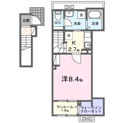 ヴィラフォーレ 205【管理NO：1-027088201-02040】 ★家具家電は申し込み後に搬入します★の物件画像