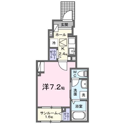 ヴィラフォーレ 105【管理NO：1-027088201-01040】 ★家具家電は申し込み後に搬入します★の物件画像