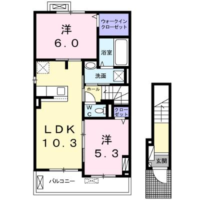 ルミエール・アミ 201【管理NO：1-025230901-02010】 ★家具家電は申し込み後に搬入します 2026年07月下旬入居可能の物件画像