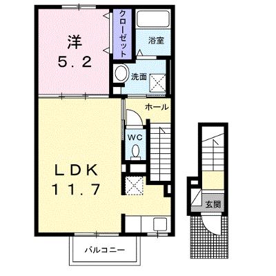 リーブル 203【管理NO：1-024691401-02030】 ★家具家電は申し込み後に搬入します 2026年07月中旬入居可能の物件画像