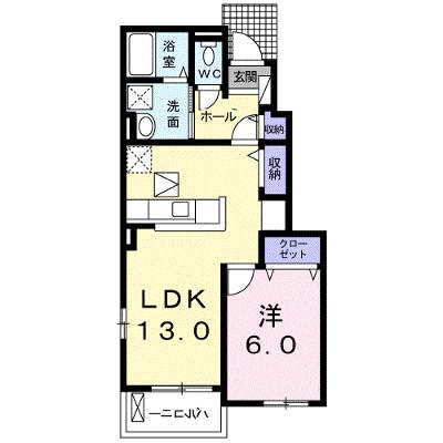 ラ・シエルⅠ 102【管理NO：1-020987102-01020】 2026年07月下旬入居可能の物件画像