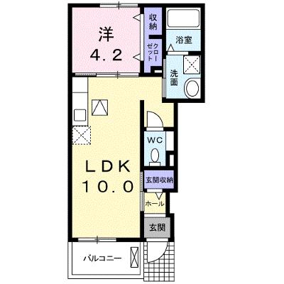 ホープ金色 101【管理NO：1-019598101-01010】 ★家具家電は申し込み後に搬入しますの物件画像