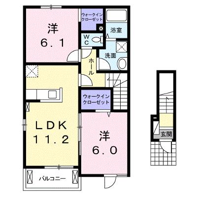 ブライト・ユー 201【管理NO：1-018643801-02010】 ★家具家電は申し込み後に搬入します★の物件画像