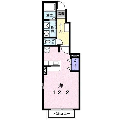 オオクラパートⅡ 103【管理NO：1-018212401-01030】 ★家具家電は申し込み後に搬入します★ ★2026年08月中旬入居可能★の物件画像