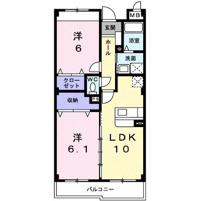 カーサ・プラシード　Ⅰ 105【管理NO：1-015041701-01040】 ★家具家電は申し込み後に搬入します★の物件画像