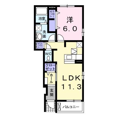 レクエルド小倉寺Ⅵ 105【管理NO：1-013721502-01040】 ★家具家電は申し込み後に搬入します★の物件画像
