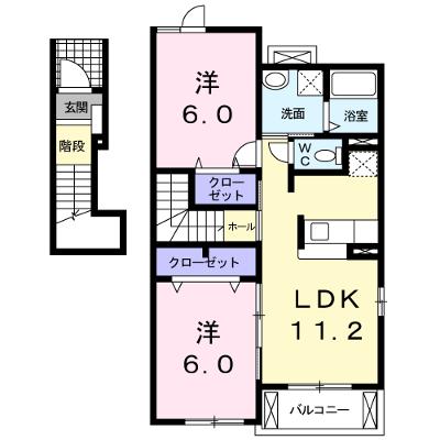 アンジュ 201【管理NO：1-013604701-02010】 ★家具家電は申し込み後に搬入します★の物件画像