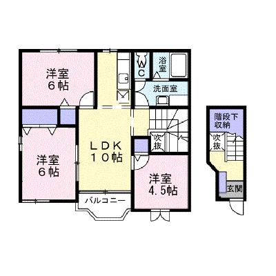リーヴ・メゾンⅢ 201【管理NO：1-011409102-02010】 ★家具家電は申し込み後に搬入しますの物件画像