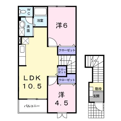 ノワメゾンＢ 201【管理NO：1-011173301-02010】 ★家具家電は申し込み後に搬入します★の物件画像