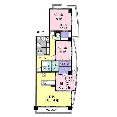 パールヒルズ大森 301【管理NO：1-010959001-03010】 ★家具家電は申し込み後に搬入します★の物件画像