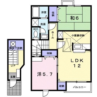 バウム野田 202【管理NO：1-009681101-02020】 ★家具家電は申し込み後に搬入します 2026年07月下旬入居可能の物件画像
