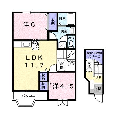 サンシャインＫ 202【管理NO：1-007937101-02020】 ★家具家電は申し込み後に搬入します★の物件画像