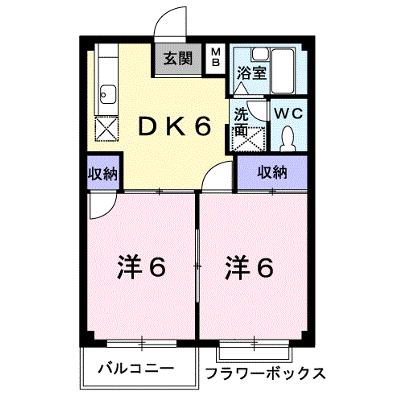 チェリーコーポ 202【管理NO：1-005698401-02020】 ★家具家電は申し込み後に搬入します★の物件画像
