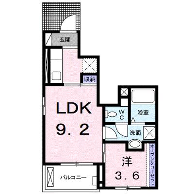 Ｑ－フロンティアⅢ 106【管理NO：1-021838101-01050】 ★家具家電は申し込み後に搬入します★の物件画像