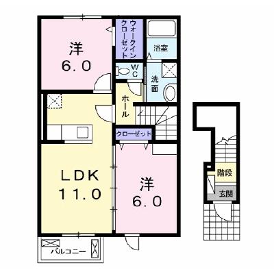 ＥＡＳＴ　ＳＩＤＥ　Ⅱ 203【管理NO：1-020041901-02030】 ★家具家電は申し込み後に搬入します★の物件画像
