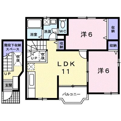 ピュアハウスＡ 202【管理NO：1-011128801-02020】 ★家具家電は申し込み後に搬入します★ ★2026年10月中旬入居可能★の物件画像