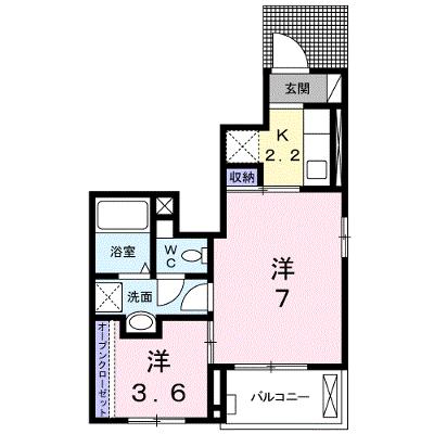 ベアーレ　Ⅰ 101【管理NO：1-023590401-01010】 ★家具家電は申し込み後に搬入します★の物件画像
