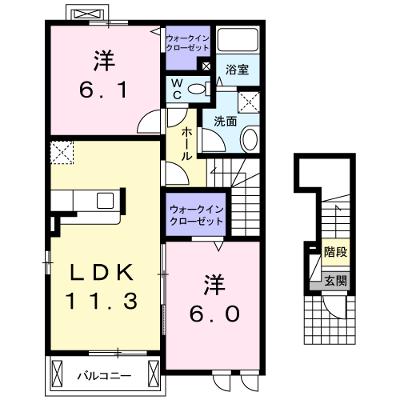 アルコバレーノ　Ⅰ 201【管理NO：1-016500601-02010】 2026年07月中旬入居可能の物件画像