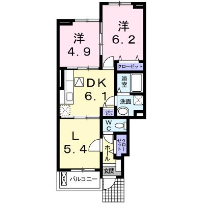 エアリー 102【管理NO：1-015703301-01020】 ★家具家電は申し込み後に搬入します★の物件画像