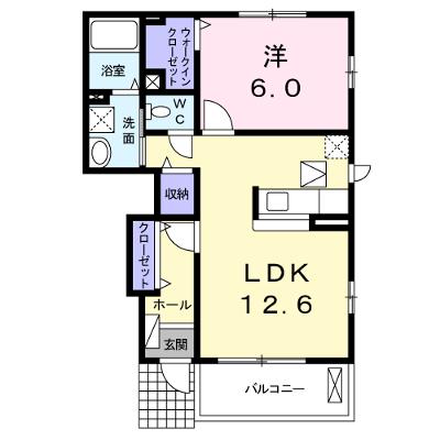 グランシャリオ　Ⅰ 103【管理NO：1-014383901-01030】 ★家具家電は申し込み後に搬入します★の物件画像