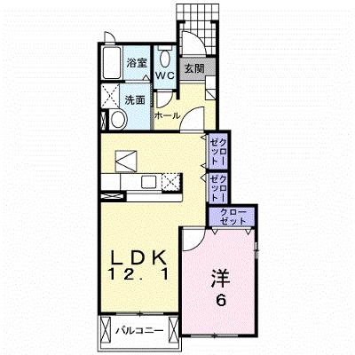 アルモニーフェンテ　Ｃ 101【管理NO：1-014128401-01010】 ★家具家電は申し込み後に搬入します★の物件画像