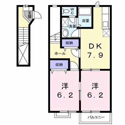 サン・プラシードＡ 203【管理NO：1-013068601-02030】 ★家具家電は申し込み後に搬入します★の物件画像