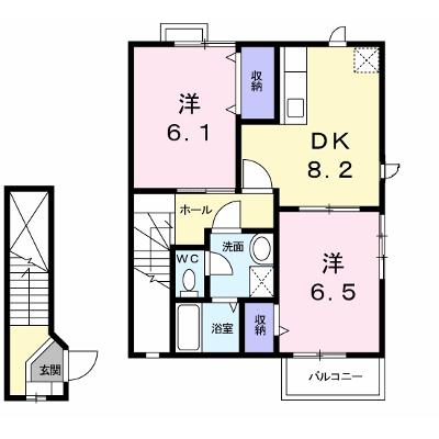 レジデンス　２４　Ｂ棟 203【管理NO：1-010242102-02030】の物件画像