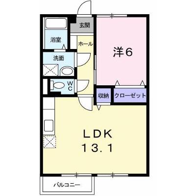 ヴィラ　アンソレイユ 201【管理NO：1-009346901-02010】 ★家具家電は申し込み後に搬入します★の物件画像