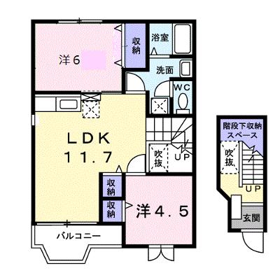 チェリーハイム 201【管理NO：1-007450001-02010】の物件画像