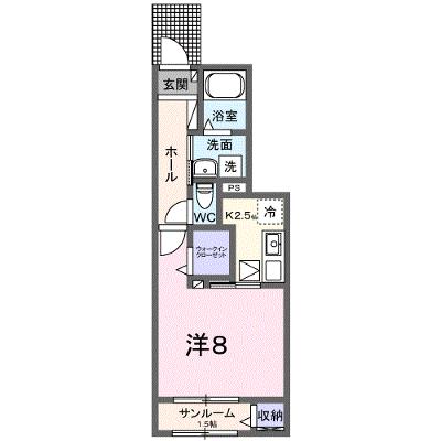 メール　エ　プラージュ 102【管理NO：1-028409601-01020】 2026年07月上旬入居可能の物件画像