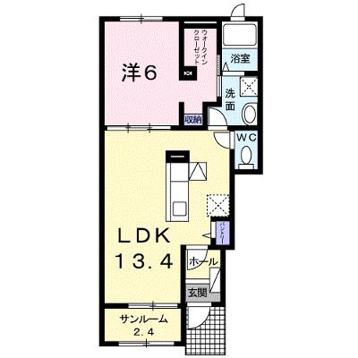 メゾンドールＫⅨ 103【管理NO：1-025344401-01030】 ★家具家電は申し込み後に搬入します★ ★2026年09月中旬入居可能★の物件画像