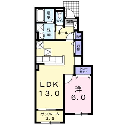 フォーリーフ 105【管理NO：1-024090701-01040】 ★家具家電は申し込み後に搬入します★の物件画像