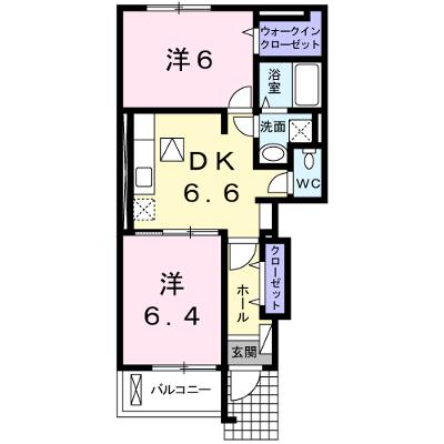 カーザ・フィオーレⅡ 101【管理NO：1-018268202-01010】 ★家具家電は申し込み後に搬入します★の物件画像
