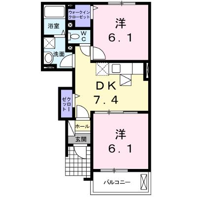 アンジュ　フィデール 102【管理NO：1-016352901-01020】の物件画像