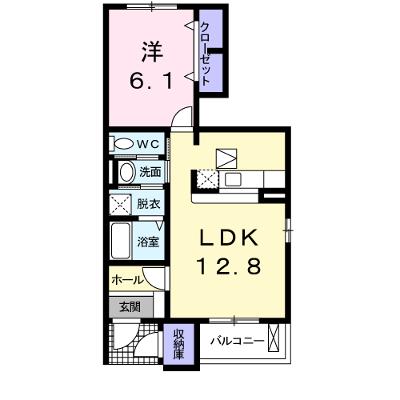 ボニートⅡ 102【管理NO：1-016254101-01020】 ★家具家電は申し込み後に搬入します★の物件画像
