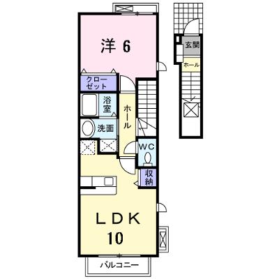 ディヴェルテンテ　カザ 201【管理NO：1-015890901-02010】 ★家具家電は申し込み後に搬入します★の物件画像