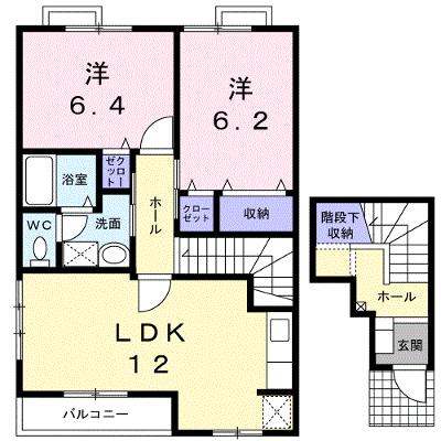 エクセレント・Ａ 201【管理NO：1-013900701-02010】 ★家具家電は申し込み後に搬入します★の物件画像