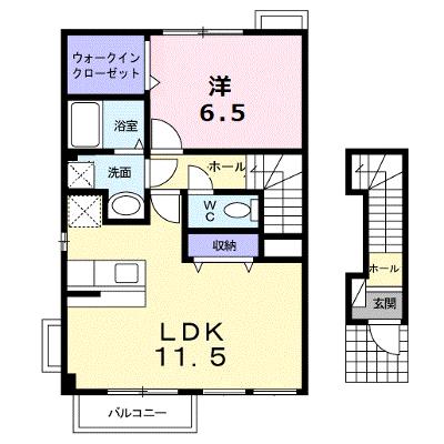 クラール 201【管理NO：1-013829001-02010】 ★家具家電は申し込み後に搬入します★の物件画像