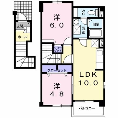 エレガンテⅠ 201【管理NO：1-013395301-02010】 ★家具家電は申し込み後に搬入します★の物件画像